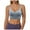 Blue, variant on Leey-World Sport Bras for Women High Support Women's Medium Impact Sports Bras for Women, Breathable, Moisture Wicking, Padded Cups up to DDD Black,M