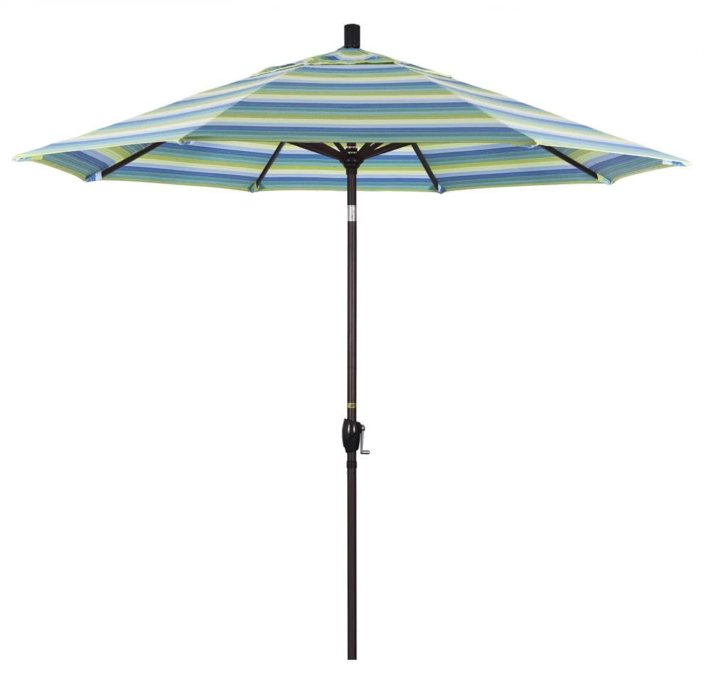 Patio Umbrella in Seville Seaside Fabric - Walmart.com - Walmart.com