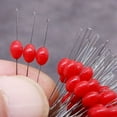 thumbnail image 6 of 200pcs silicone New high concentricity Fishing Supply transparent Float Fishing Bobber Stopper olive Rubber Bean Space Beans Line Tackle Accessories RED L(2.0-5.0), 6 of 8