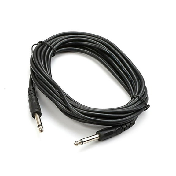 Necvior 6.30mm Audios Guitar Cable for Studio Monitor Electric Guitar, Keyboard, Mixers