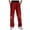 A-Red476, variant on JAJAHO Carnival Mens Glitter Pants Sparkly Sequins Casual Straight Leg Festival Fashion Loose Fit Elastic Waistband Stylish Trousers