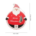 thumbnail image 2 of OFFIGAM Red Wooden Christmas Hanging Advent Calendar for Decoration with Quality and Delicate Design 7.5 Inches, 2 of 8