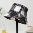 thumbnail image 3 of CSChome Fisherman Hat Unisex Winter Fisherman Hat - Color Matching Thick Soft Plush Flat Top, 3 of 6