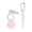 Pink, variant on EGYMEN Silicone Water Bottle Holder Clip Buckle Water Bottle Rack Towel Hook Outdoor Hiking Gear Hands-Free Convenience for Hydration Running Biking Exploring (Orange)