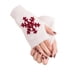 thumbnail image 5 of Sonducket 1 par de guantes de medio dedo de punto, cubiertas de dedos, cubierta de mano, gris claro guantes y mitones Blanco, 5 of 6