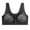 Black1, variant on SHTXOZHI Womens Front Closure Seamless Bra Push Up Padded Bra No Underwire Everyday Bra