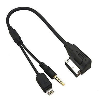 In Car AMI Music Interface Charger Aux Cable for Iphone 6s plus 6 5s 5c 5 Fit Mercedes Benz C63 E200l CLS E S ML