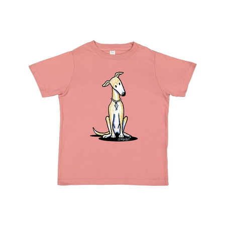 

Inktastic Curious Greyhound Gift Toddler Boy or Toddler Girl T-Shirt