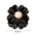 thumbnail image 3 of Acrylic Hair Clip Flower-Shaped Plastic Jaw Clip Non-Slip Tortoiseshell Hair 6PC, 3 of 5