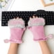 thumbnail image 2 of Guantes de medio dedo Guantes cálidos de invierno Guantes de teclado para mujer Guantes de medio dedo auténticos, 2 of 2