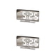 thumbnail image 3 of Inteprter Reloj despertador LED Decoración de multifuncional Pantalla de temperatura de tiempo Alta definición para dormitorio Luz negra / Luz blanca/negra 2Conjunto, 3 of 6