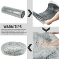 thumbnail image 3 of Katieovy Dog Bed for Large Dogs,Fluffy Calming Donut Dog Beds,40 inch Washable Plush Round Dog Mat with Non-Slip Bottom,Dark Gray, 3 of 9