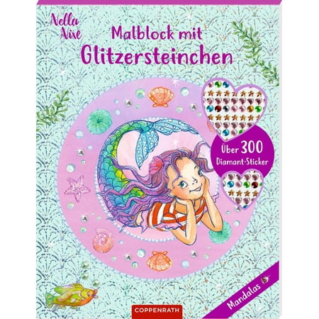 Monika Finsterb Malblock mit Glitzersteinchen: Mandalas: &Uuml;ber 300 Diamantsticker (N (Paperback)