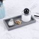 thumbnail image 5 of Tocador De Tocador Bandeja de silicona para botellas, bandeja para llaves, anillo, accesorios de baño (gris) Likrtyny Para estrenar, 5 of 7
