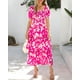 thumbnail image 2 of Vestido casual BTFBM para mujer con cuello cuadrado y manga abullonada, 2 of 6
