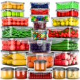 thumbnail image 1 of Contenedores de almacenamiento de alimentos RockBerry, 50 unidades, herméticos, 2,5 litros, 1 of 8