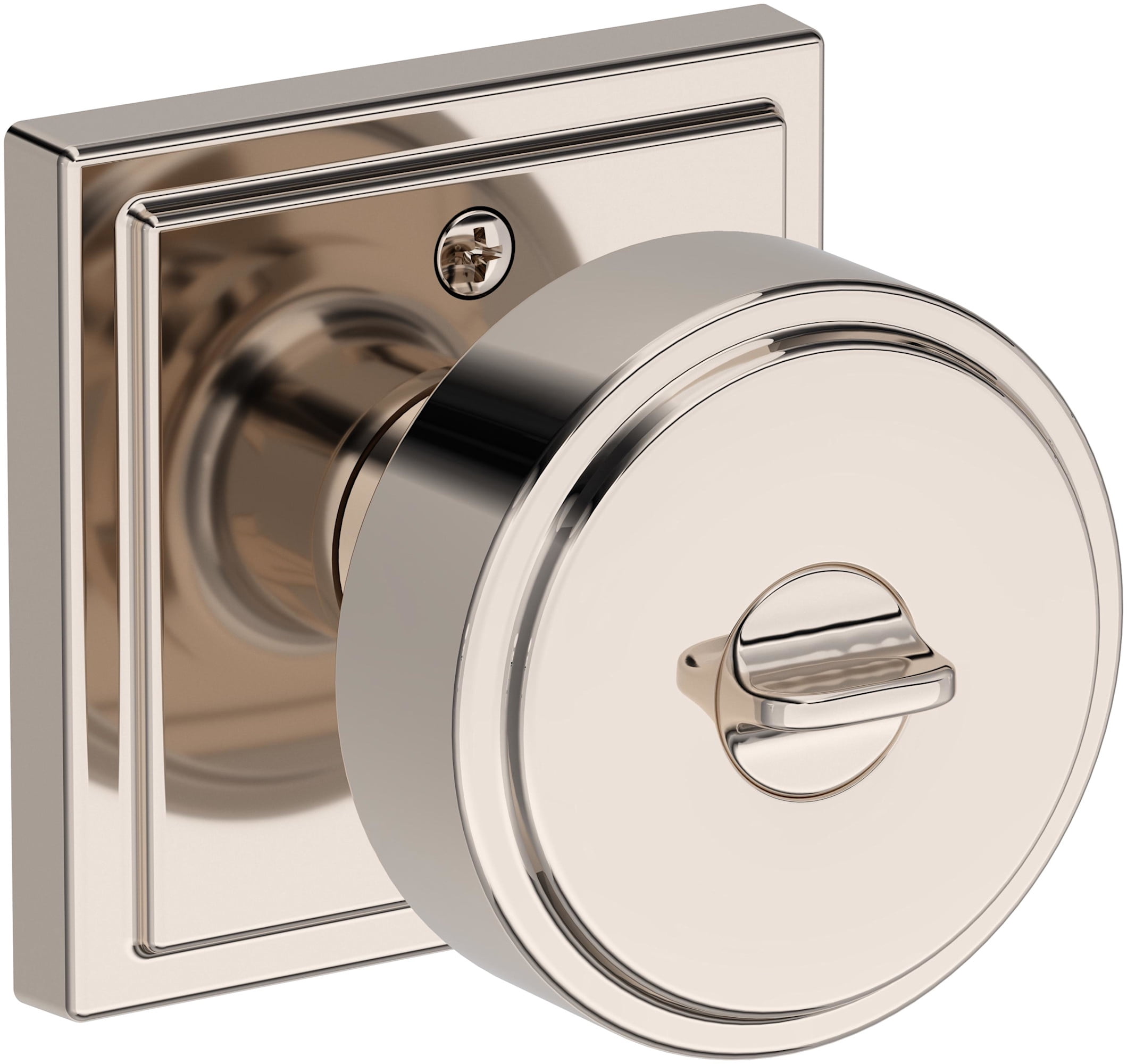 Baldwin ENVASSSR190SMC Vashon Single Cylinder Keyed Entry Door Knob Set - Black