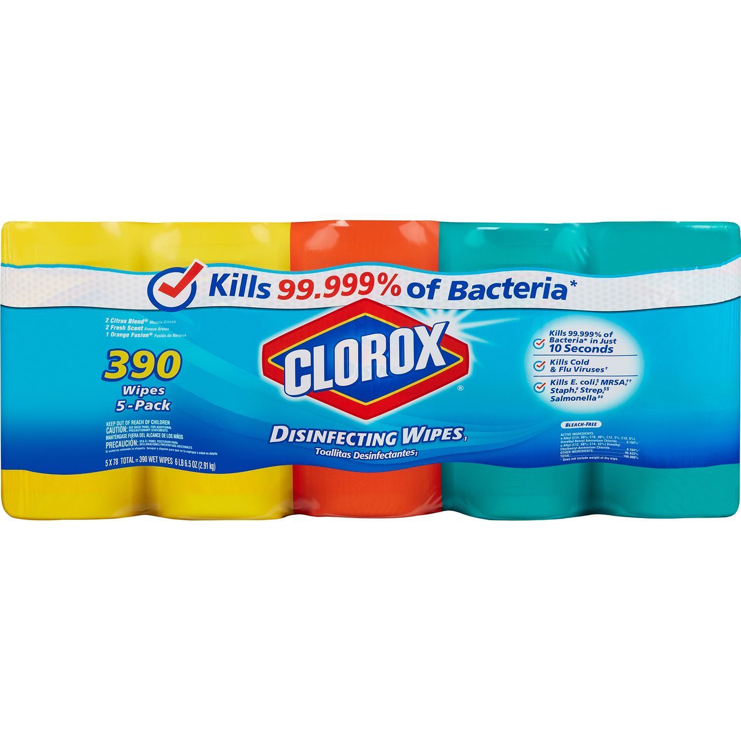 new 368581 clorox disinfecting wipes 3 assorted 78 ct each (pack