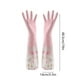 thumbnail image 3 of Aparatos de cocina, accesorios de cocina, utensilios de cocina, herramientas de cocina, guantes de látex de goma impermeables para lavavajillas, 2 pares, guantes de limpieza para el hogar con puños me, 3 of 6
