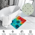 thumbnail image 3 of Tie Dye Polyester Non-Slip Game Mat Area Rug Floor Carpet Machine Washable, 3 of 6