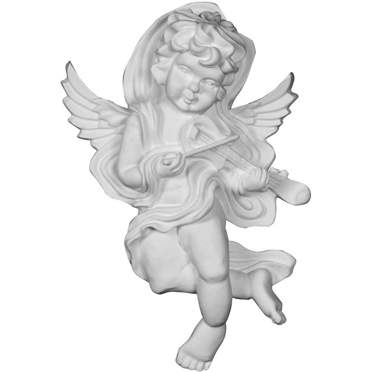 4 1/2'W x 7 1/8'H x 2 3/8'P Classic Angel Onlay, Right