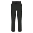 thumbnail image 6 of FRSASU Men's Casual Solid Color Pants Regular Fit Elastic Waist Drawstring Twill Pants Straight Leg Chino Pants Dark Gray, 6 of 7