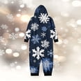 thumbnail image 5 of QTSHPN Family Christmas Pajamas Matching Sets Christmas Print Hooded Loungewear Sleepwear Set Pajamas, 5 of 5