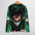 thumbnail image 3 of My Hero Academia Unisex Sweater Long Sleeve Round Neck Pullover Jumper Fall Winter Clothes Print Tops Blouse 2XL, 3 of 6