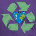 thumbnail image 3 of CafePress - Recycle Earth Heart Dark T Shirt - Men's Classic Graphic Cotton T-Shirt, 3 of 4