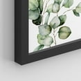 thumbnail image 5 of PixonSign Framed Wall Art Watercolor Pastel Green Leave & Cotton, Set of 8 Nature Plants Wall Decor Arts, Floral Wall Décor, Adhesive Canvas Posters, Modern Home Artwork - 8"x10" Black, 5 of 5