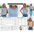 thumbnail image 6 of FreshPretty Women's Sleeveless Sweater Vest Summer Crew Neck Ribbed Knit Lightweight Pullover Casual Loose Fit Tank Tops, 6 of 9