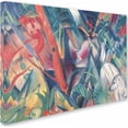 thumbnail image 2 of Trademark Fine Art Franz Marc In the Rain 1912 Canvas Wall Art - 14x19, 2 of 3