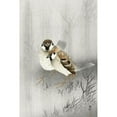 thumbnail image 3 of Koson, Ohara 13x18 Black Modern Framed Museum Art Print Titled - Two ring sparrows in the rain, 3 of 5