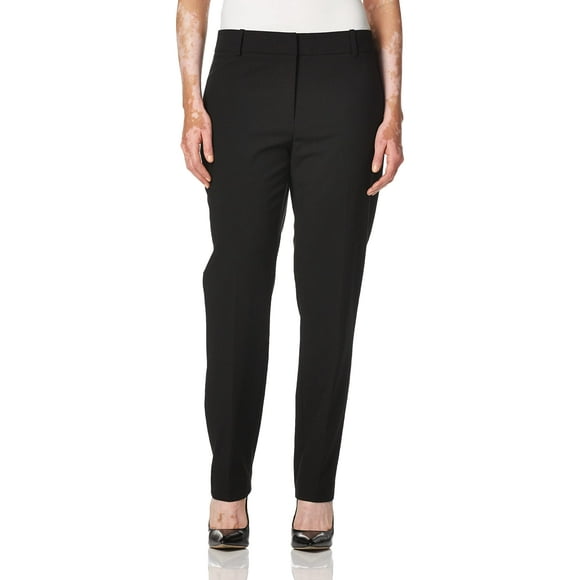 Calvin Klein Women's Slim-Fit Suit Pant, Black, 6