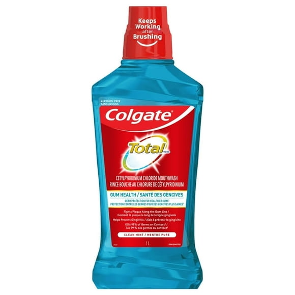 Colgate Rince-Bouche Total Gum Health Clean Menthe, 1 L