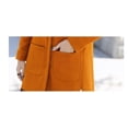 thumbnail image 3 of Women's casual oversized loose-fit zipper pullover hoodie tunic, sweatshirt jacket jacket autumn outfit, 3 of 5