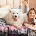 thumbnail image 3 of Dog Mom Blanket Gifts for Girls Women Dog Lovers Gifts Super Soft Flannel Dog Throw Blanket for Women Birthday Mother''s Day 50"x60", 3 of 6