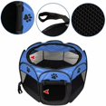 thumbnail image 2 of nipocaio Portable Foldable Waterproof Dog Playpen Outdoor Pet Playpen Oxford Exercise Tent House for Dogs Cats Rabbits,, 2 of 5