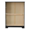 thumbnail image 4 of Pemberly Row Commode Moderne à 4 Tiroirs en Pin Massif, Noire, 4 of 8
