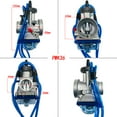 thumbnail image 2 of PWK33 34 35 36 38 40 42mm motorcycle carburetor blue transparent lower cover modified carburetor large displacement modified car, 2 of 7