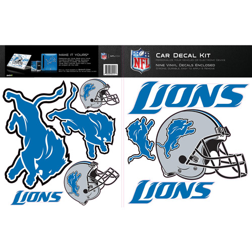 Lions Football Detroit Sport Logo Decal 5 X 5 