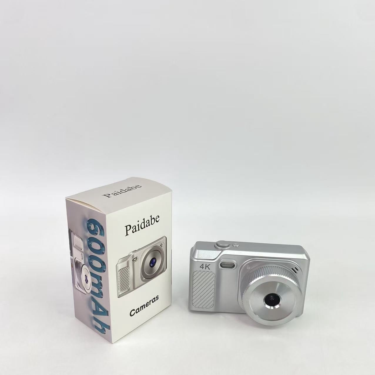 Paidabe Cameras,16X Digital Zoom Camera, Digital Camera with 2.8 inch Display, Support 128GB, Point and Shoot Cameras Mini Camera for Teens Students Seniors (Silver)