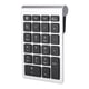 thumbnail image 3 of Mini teclado inalámbrico Sincero con teclado numérico RF304 22 teclas USB 2.4G Plata Negro, 3 of 9