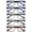 Black / Gray / Red - 5 Pairs, variant on OPULIZE INK Reading Glasses - 3-Pack - Large Rectangular Frame - Black Gray Dark Red - Mens Womens - Spring Hinges - RRR4-17Z - +2.50