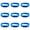 Blue, variant on 4Pcs Mosquito Repellent Bracelets, DEET-Free Natural Bug Repellent Bands with Plant-Based Citronella Oil, Effective Insect Shield for Camping Hiking Travel Adults & Kids 7.9x0.6 Inch Mint