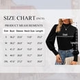 thumbnail image 6 of SWQZVT Womens Mock Neck Puff Long Sleeve Tops Casual Loose Solid Basic T Shirt Button Cuffs Pullovers Shirts Blouse, 6 of 6