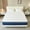 Blue, variant on Full Mattress, BedNew 12" Medium Firm Pillow Top Hybrid Memory Foam Mattress in a Box, Fiberglass Free