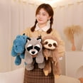thumbnail image 4 of EIGTHTAIL Weighted Stuffed Animals 45cm Cute Expression Baby Stuff Soft Texture Plush Filling Weighted Plush Style1, 4 of 4