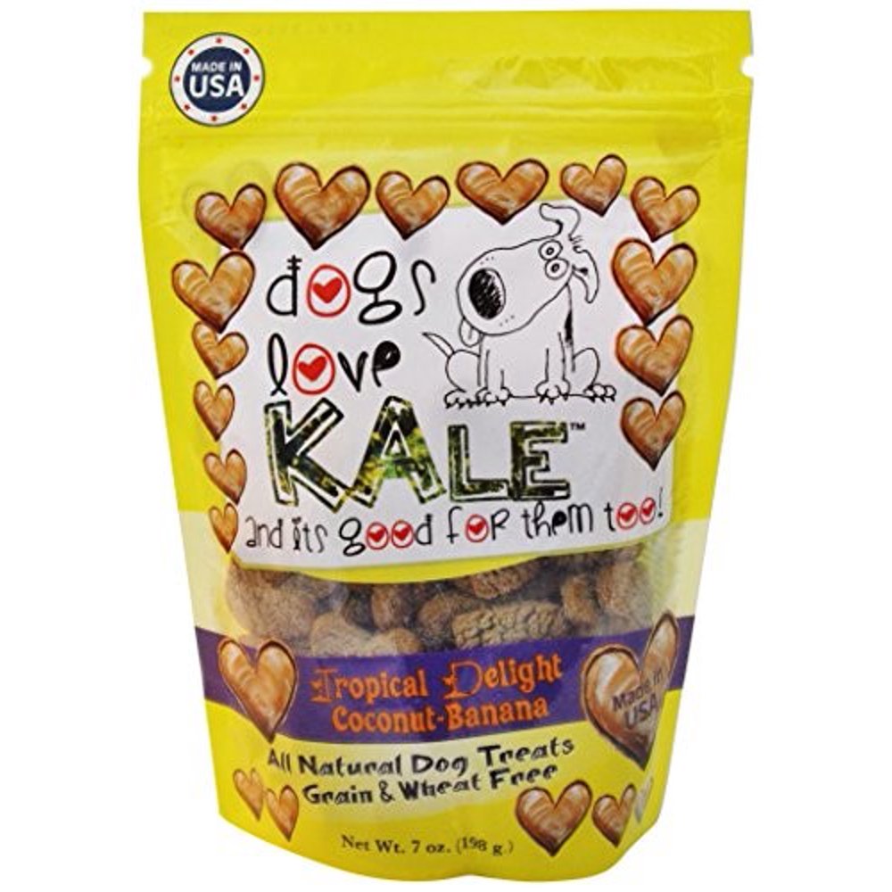 Dogs Love Kale Tropical Delight Dog Treats, 7 Oz