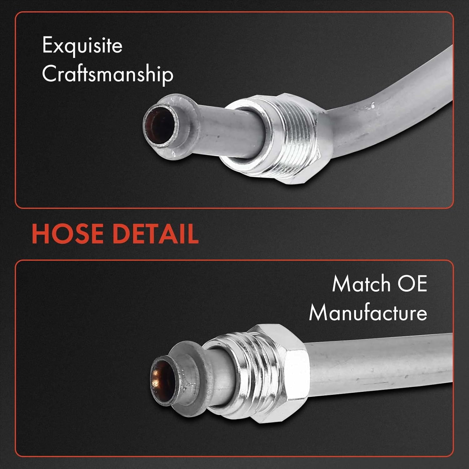 A-Premium Power Steering Pressure Hose Line Assembly Compatible with Chevrolet Blazer 1996-2005, S10 1996-2004 & GMC Jimmy 1996-2005, Sonoma 1996-2004 & Isuzu Hombre 1997-2000 & Oldsmobile Bravada